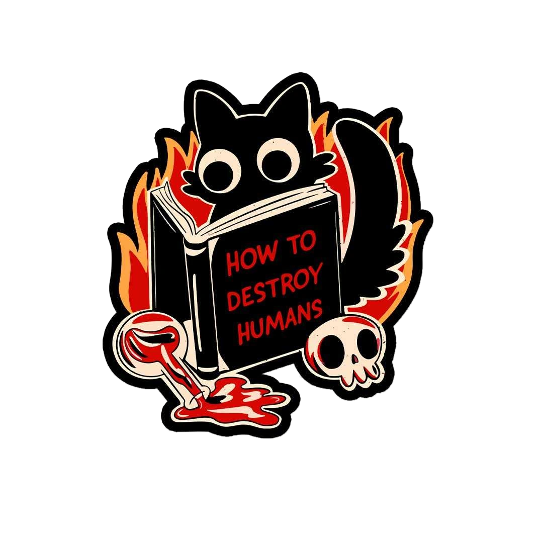 How To Destroy Humans Sticker